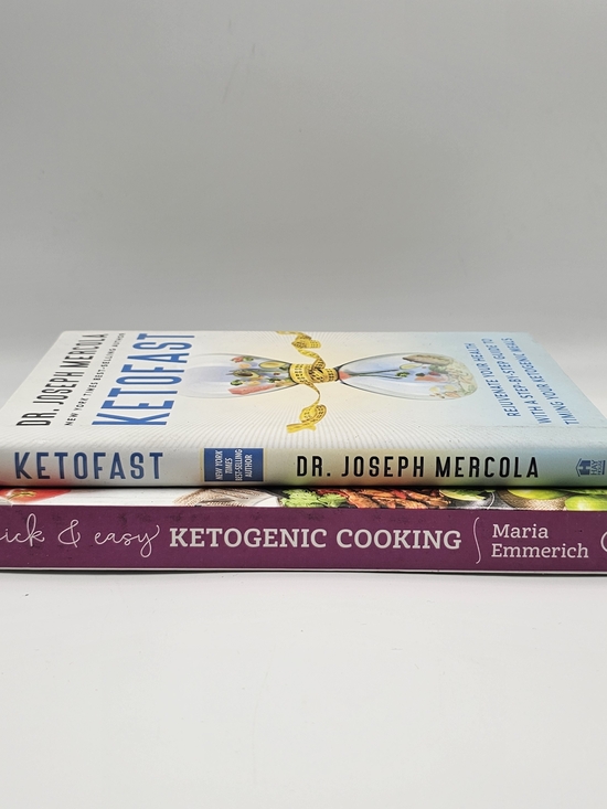 Other - Ketogenic Cooking & KetoFast Cookbook Bundle - White, Blue, Purple